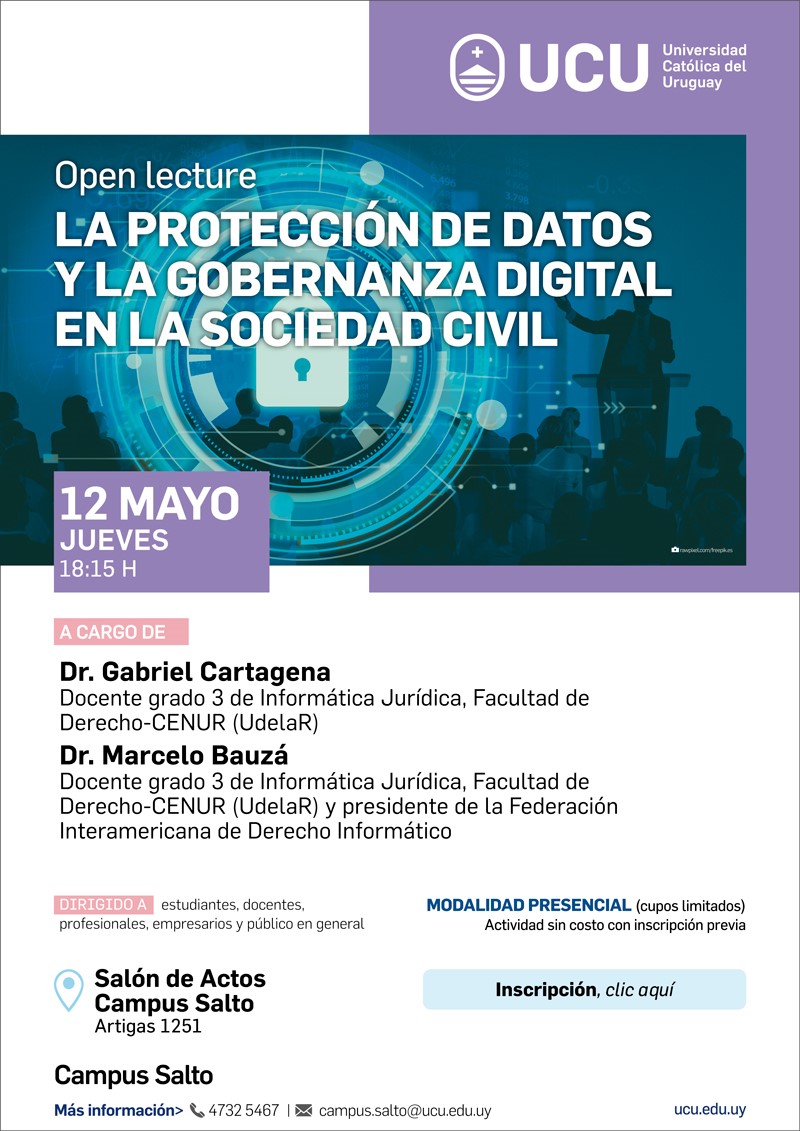 La protección de datos y la gobernanza digital en la sociedad civil